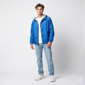 Levi's Vibrant Blue Windbreaker Jacket